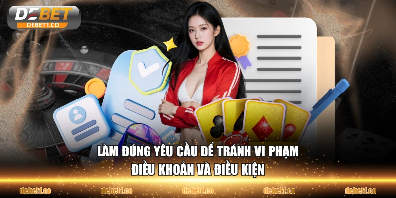 Làm đúng yêu cầu để tránh vi phạm điều khoản và điều kiện